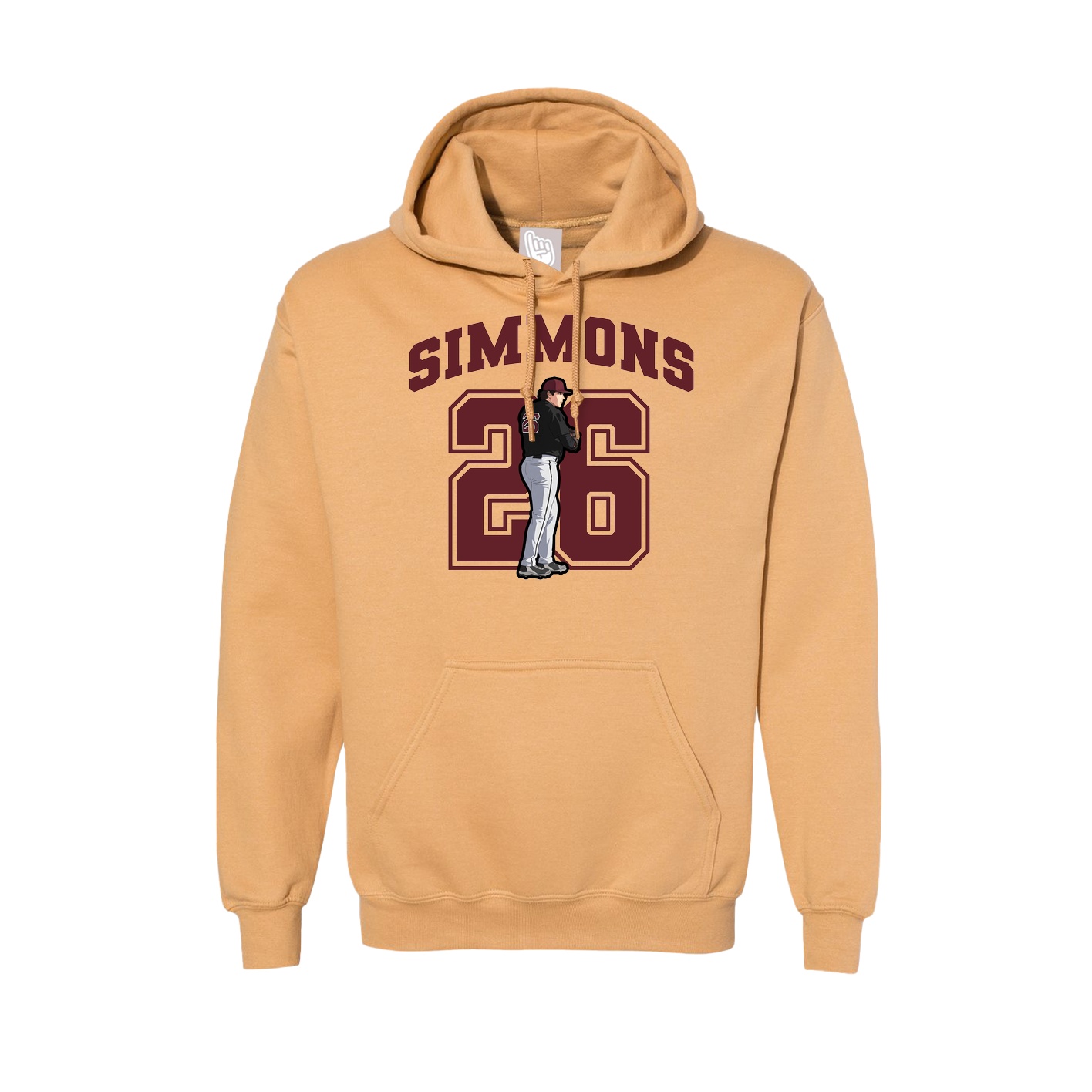 Hoodie — Number in Vegas Gold