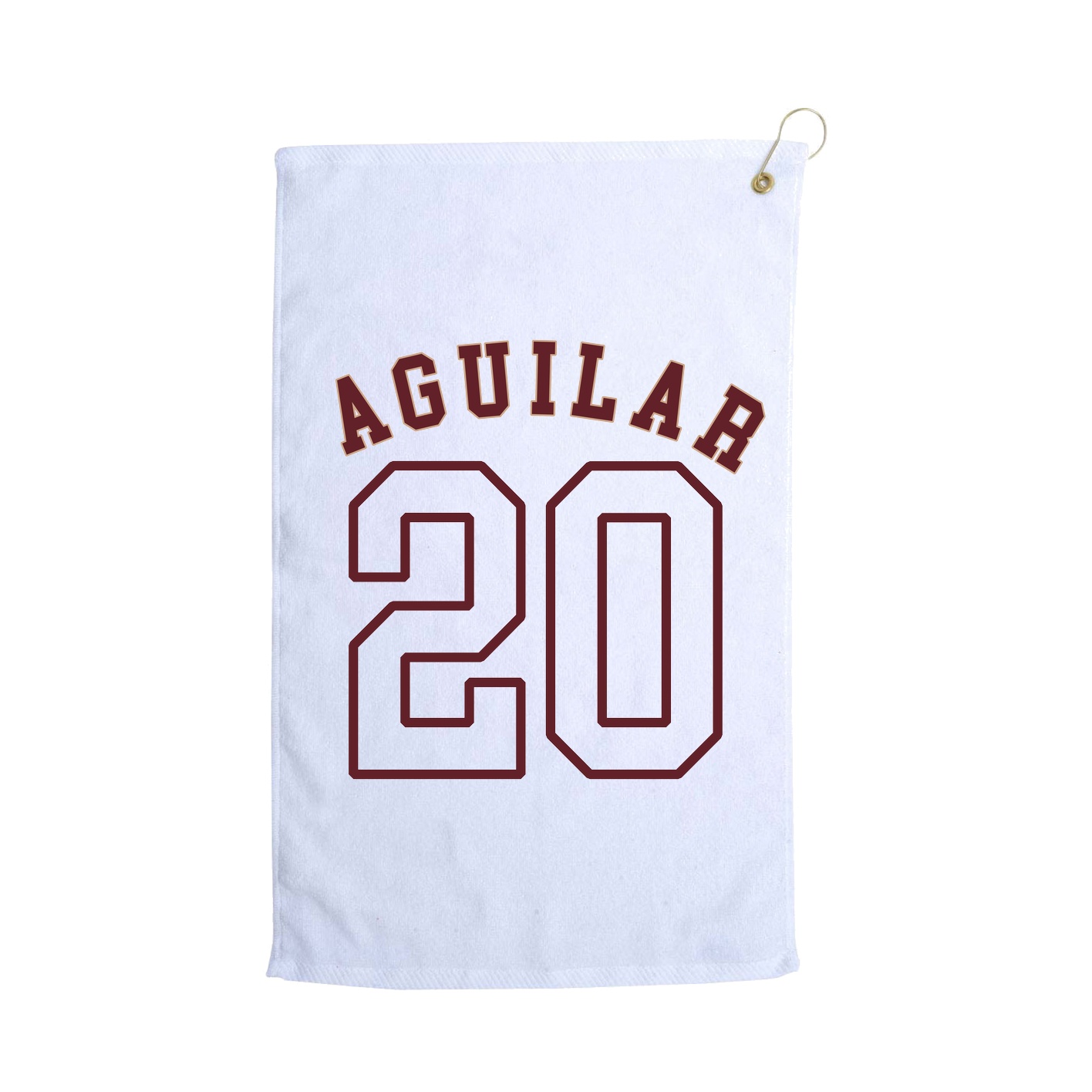 Golf Towel — Shirsey Arch in White