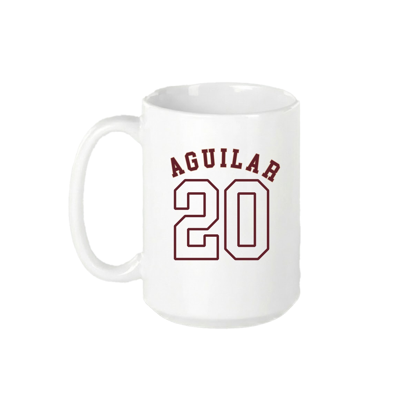 15oz Coffee Mug — Shirsey Arch in White