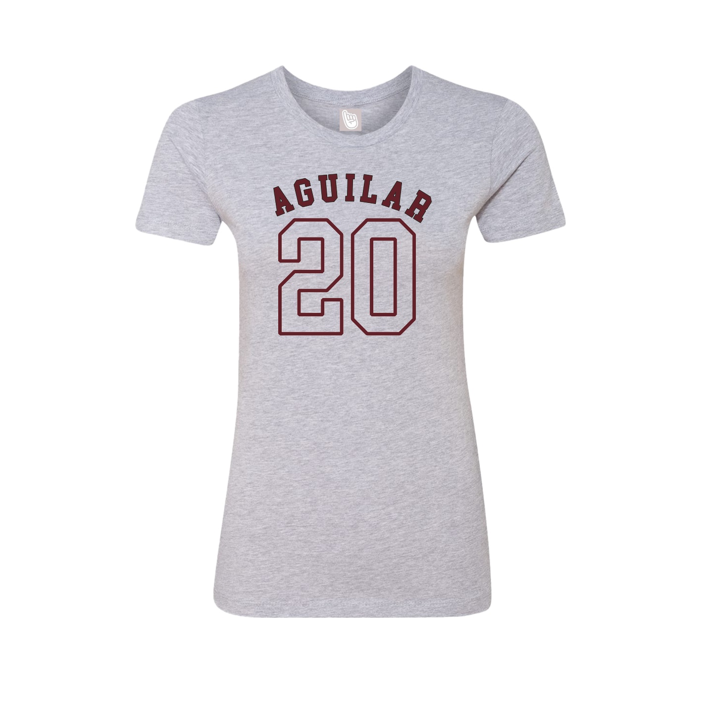Fitted Women's Tee — Shirsey Arch in Grey