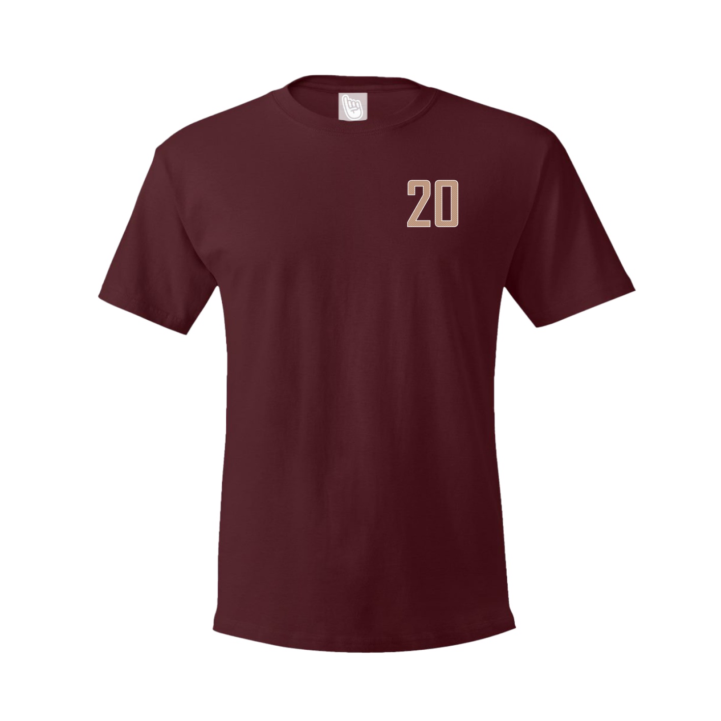 Tee — Front Shirsy in Maroon