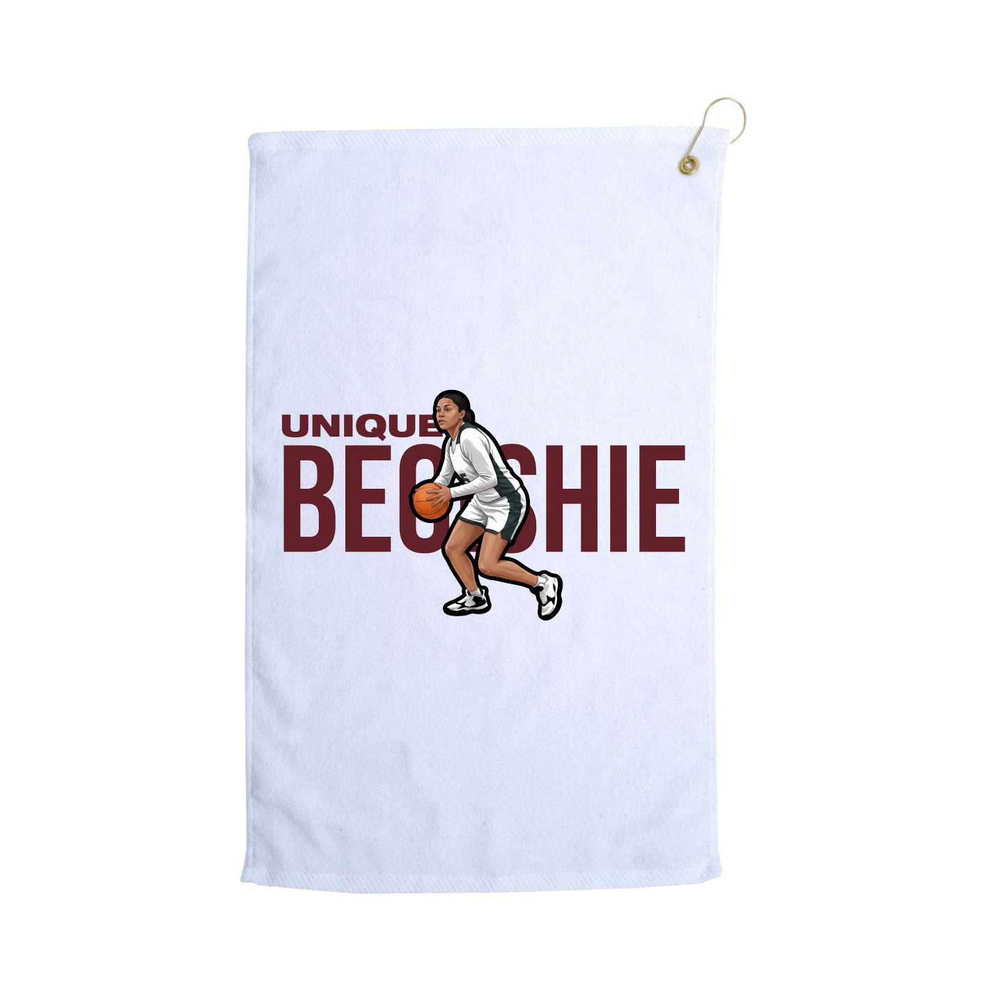 Golf Towel — Player Name in White
