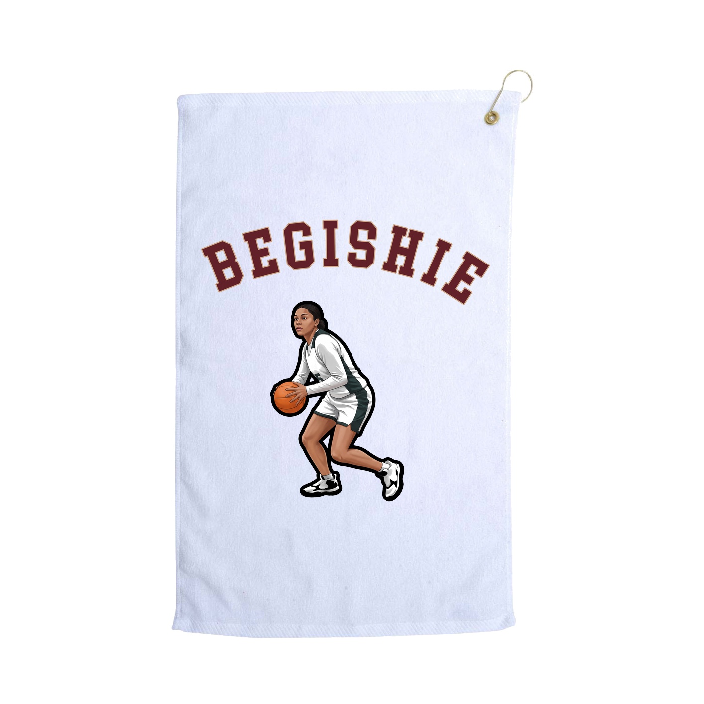 Golf Towel — Shirsey Arch in White