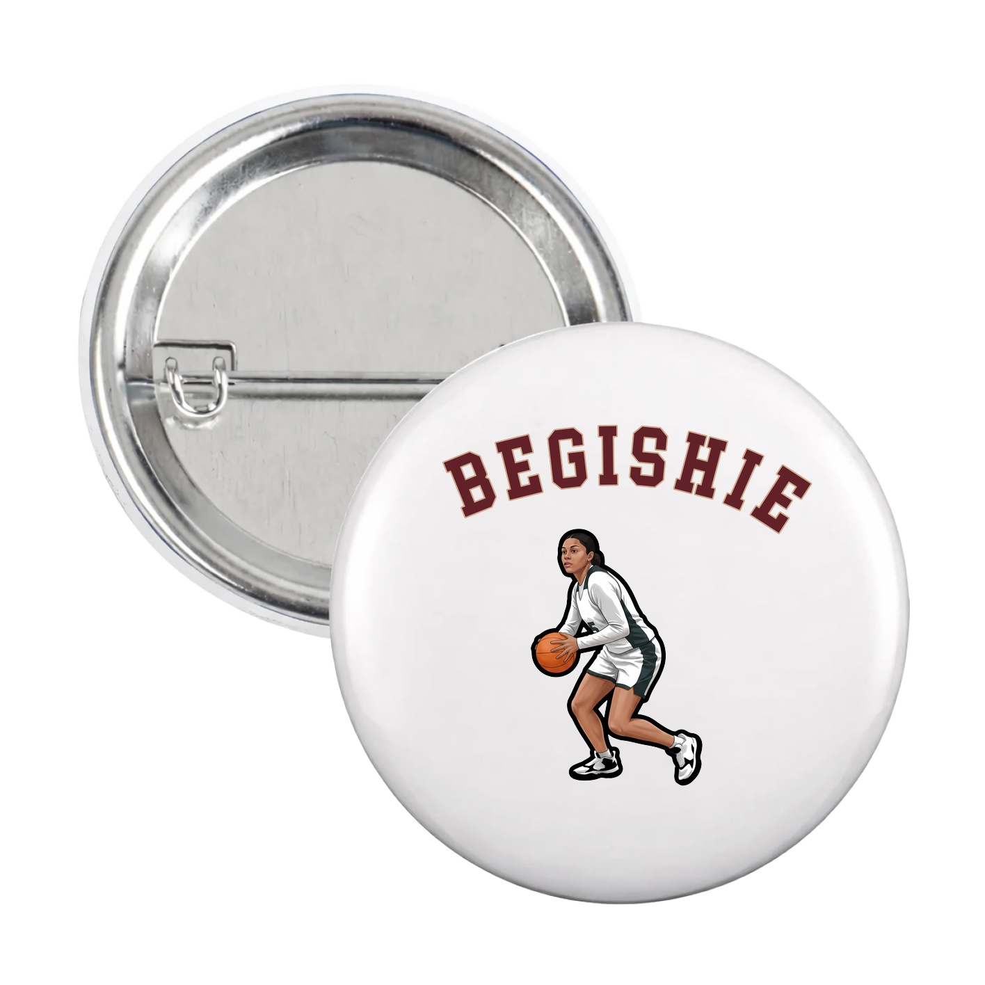 Game Day Button — Shirsey Arch in White