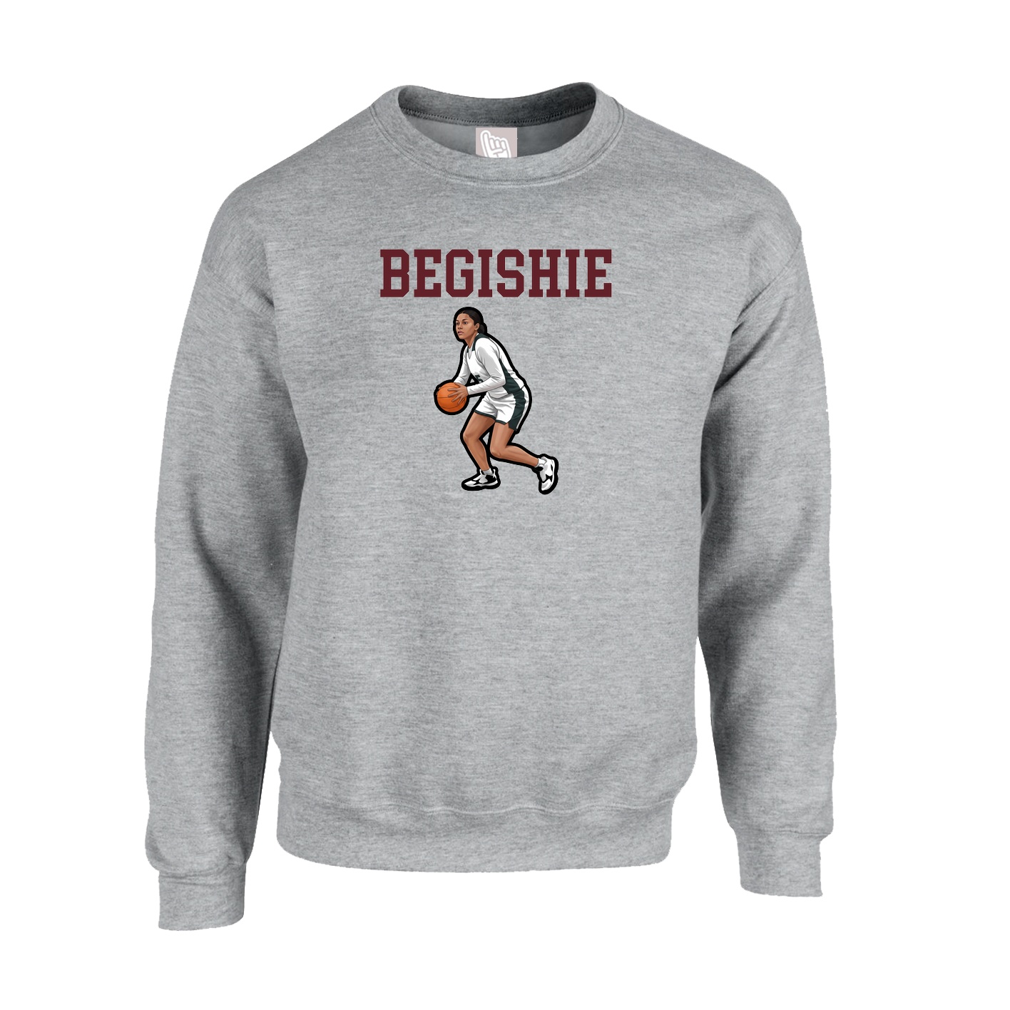 Fleece Crew — Shirsey in Grey