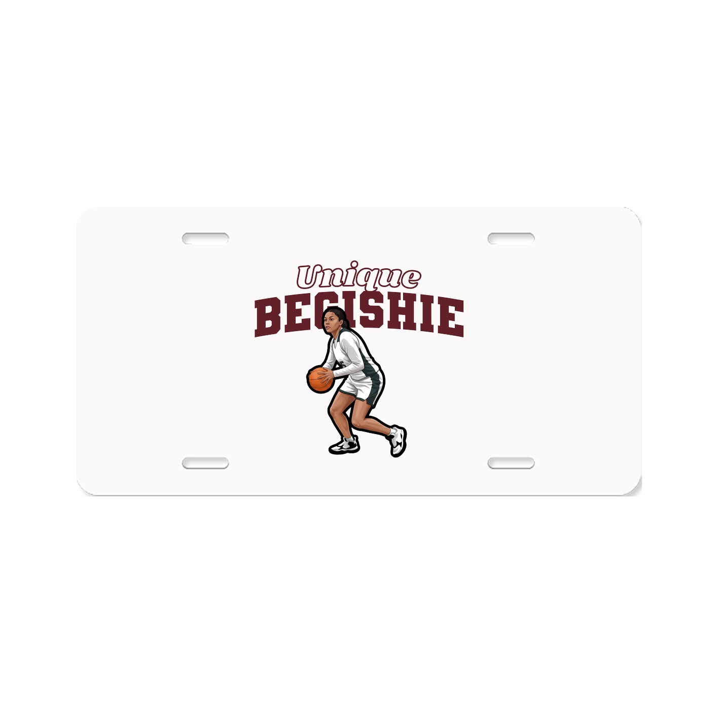 License Plate — Name Arch in Classic