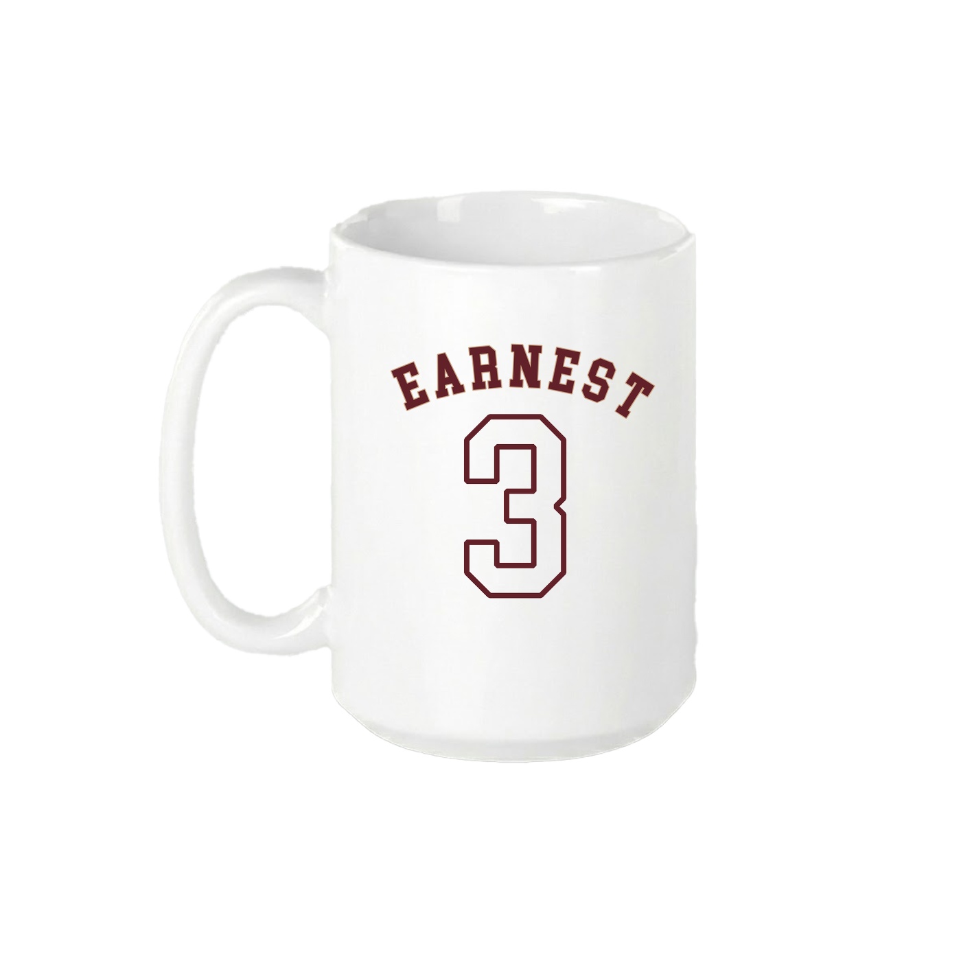 15oz Coffee Mug — Shirsey Arch in White