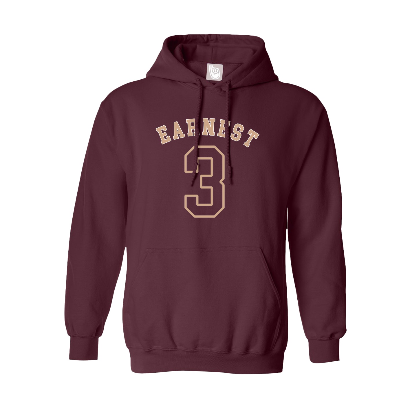 Youth Hoodie — Shirsey Arch in Maroon