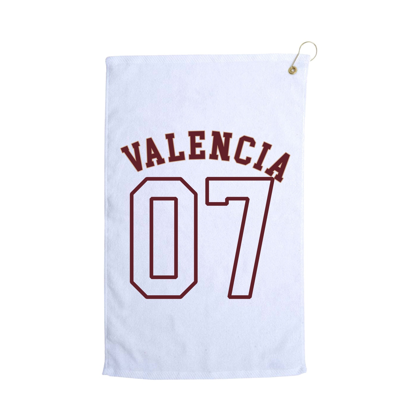 Golf Towel — Shirsey Arch in White