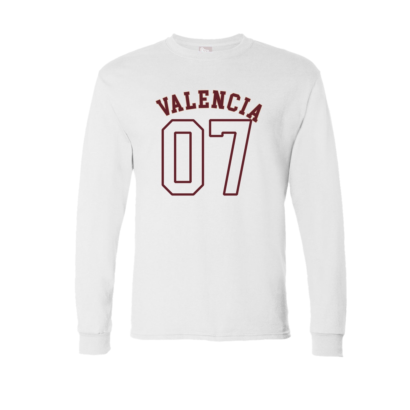 Long Sleeve Tee — Shirsey Arch in White