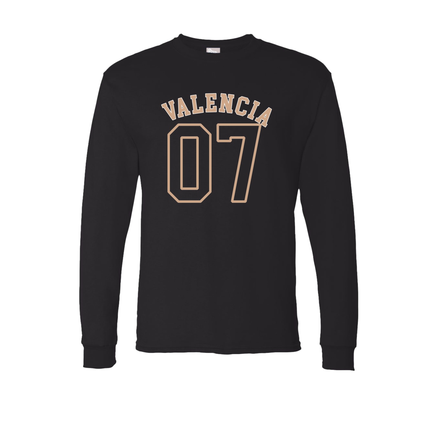 Long Sleeve Tee — Shirsey Arch in Black