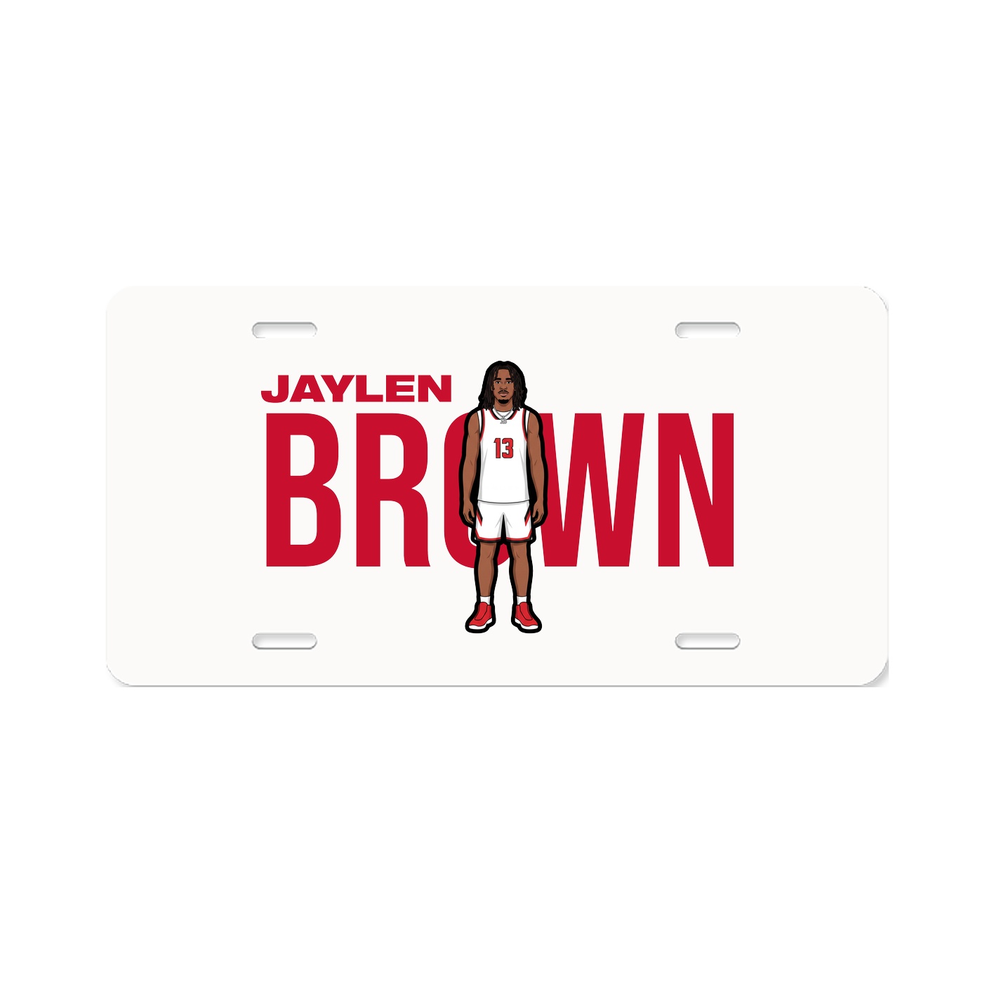 License Plate — Player Name in Classic