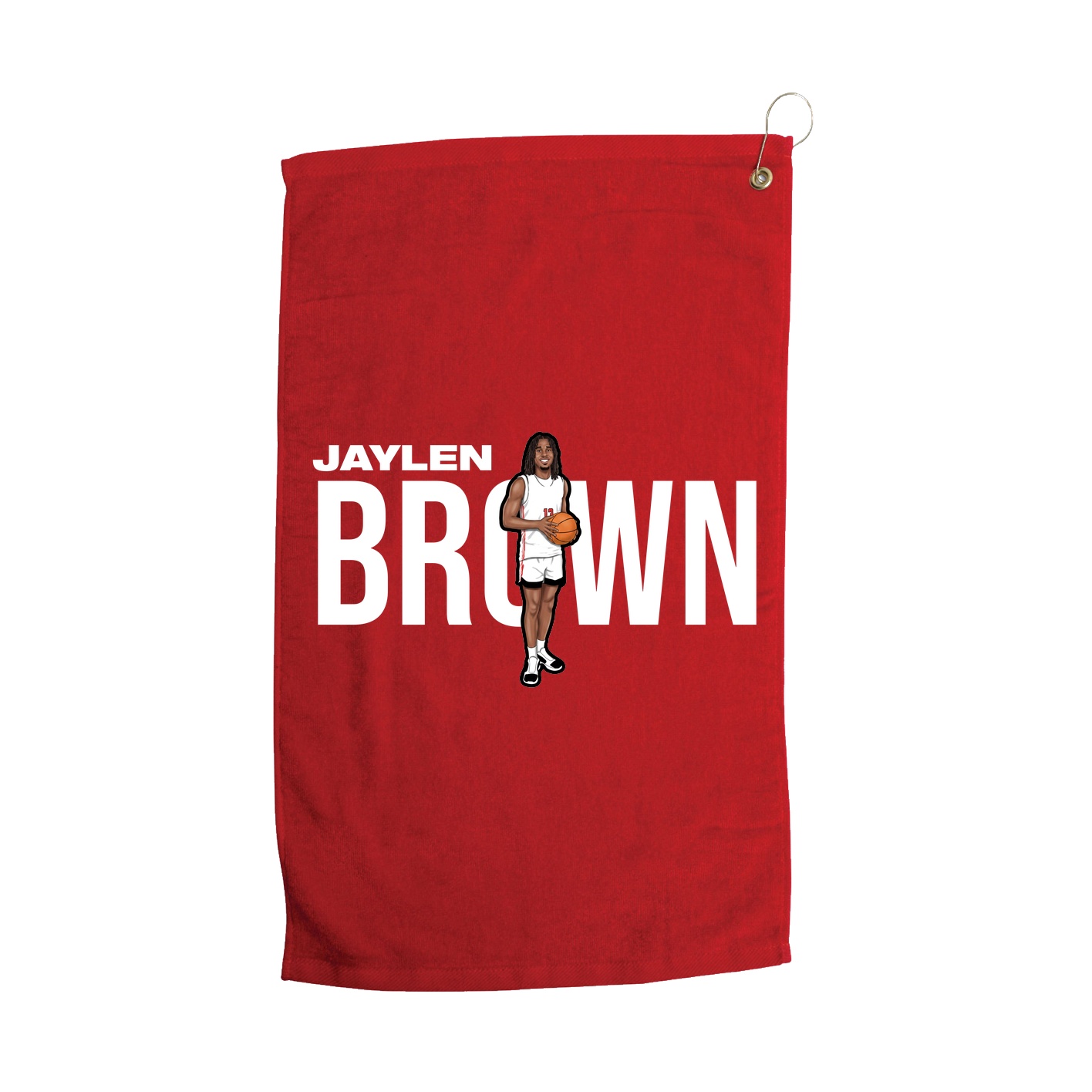 Golf Towel — Player Name in Red
