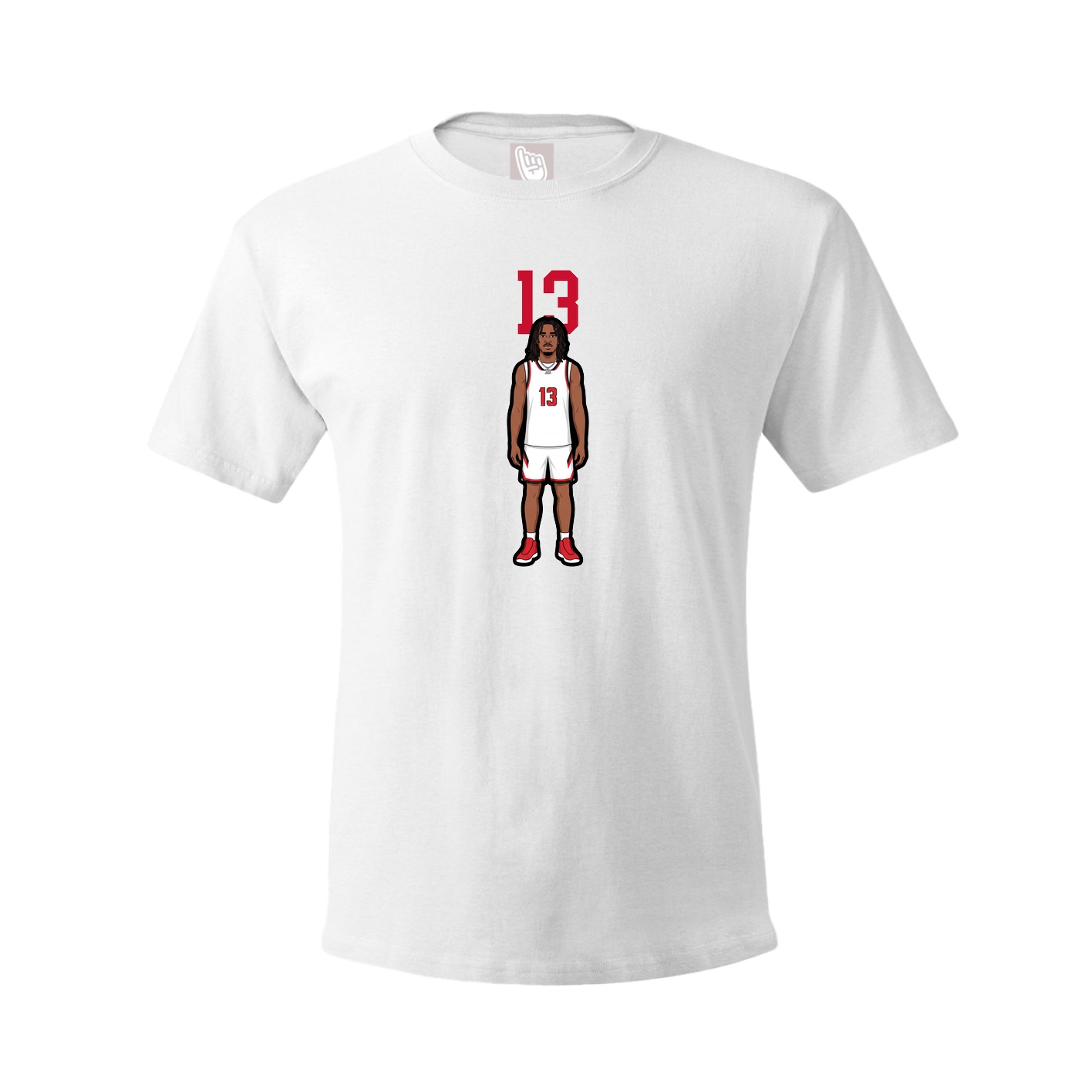Tee — Number Top in White