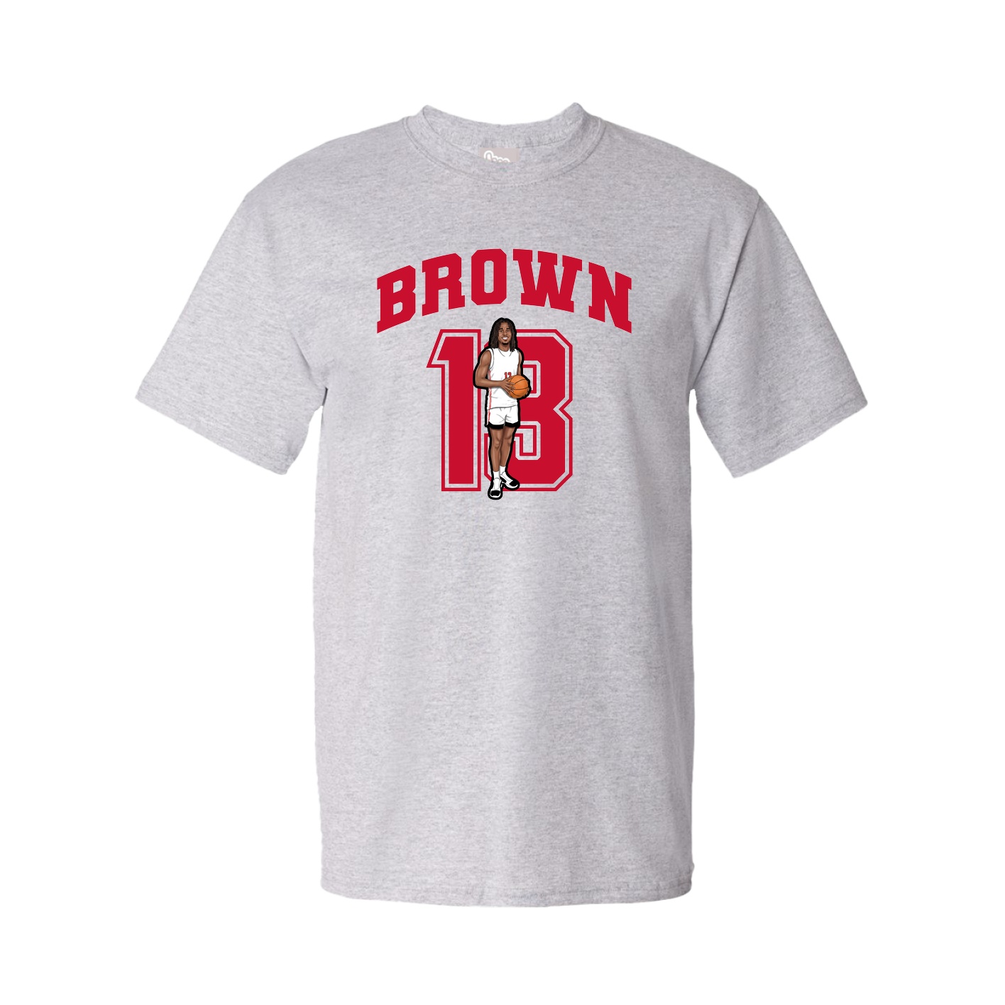 Youth Tee — Number in Grey