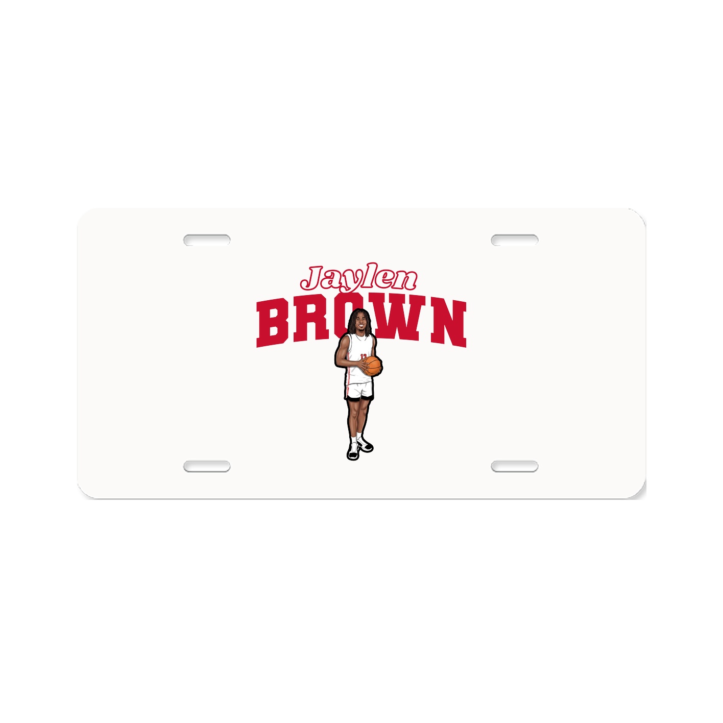 License Plate — Name Arch in Classic