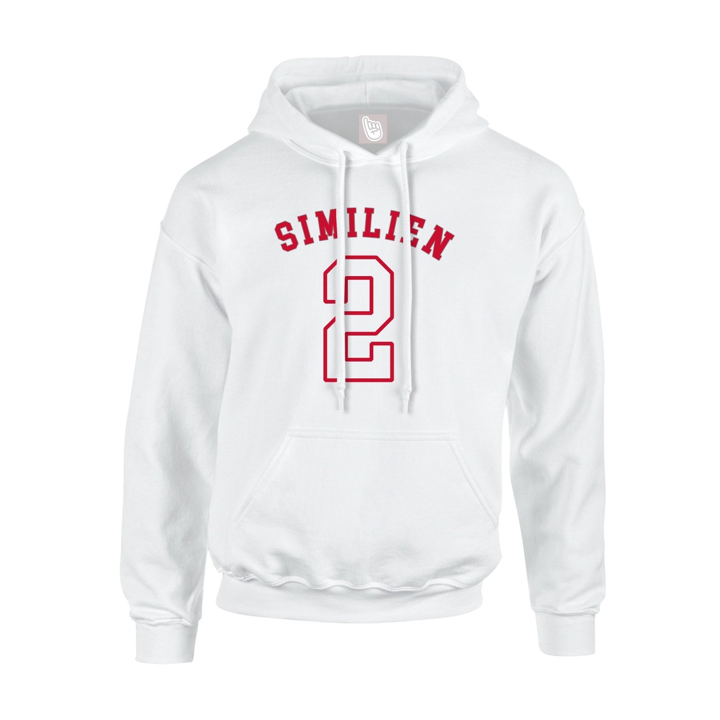 Hoodie — Shirsey Arch in White