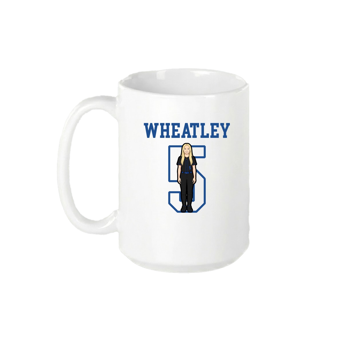 15oz Coffee Mug — Shirsey in White
