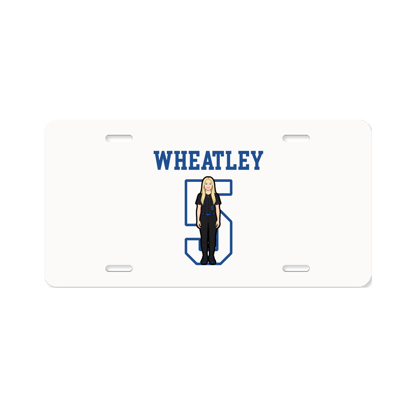 License Plate — Shirsey in Classic