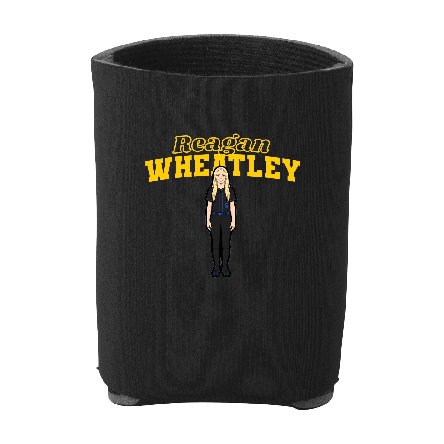 Can Holder — Name Arch in Black