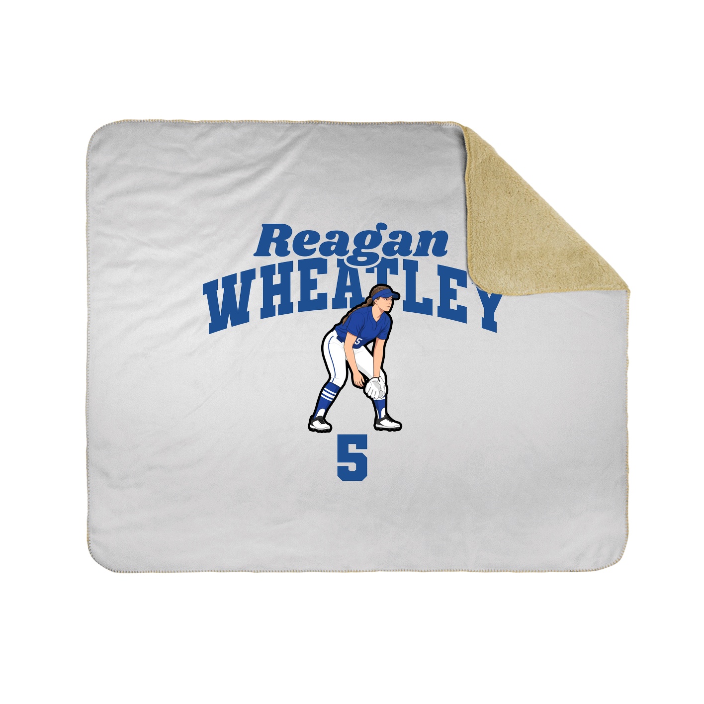 Throw Blanket — Signature Arch in White