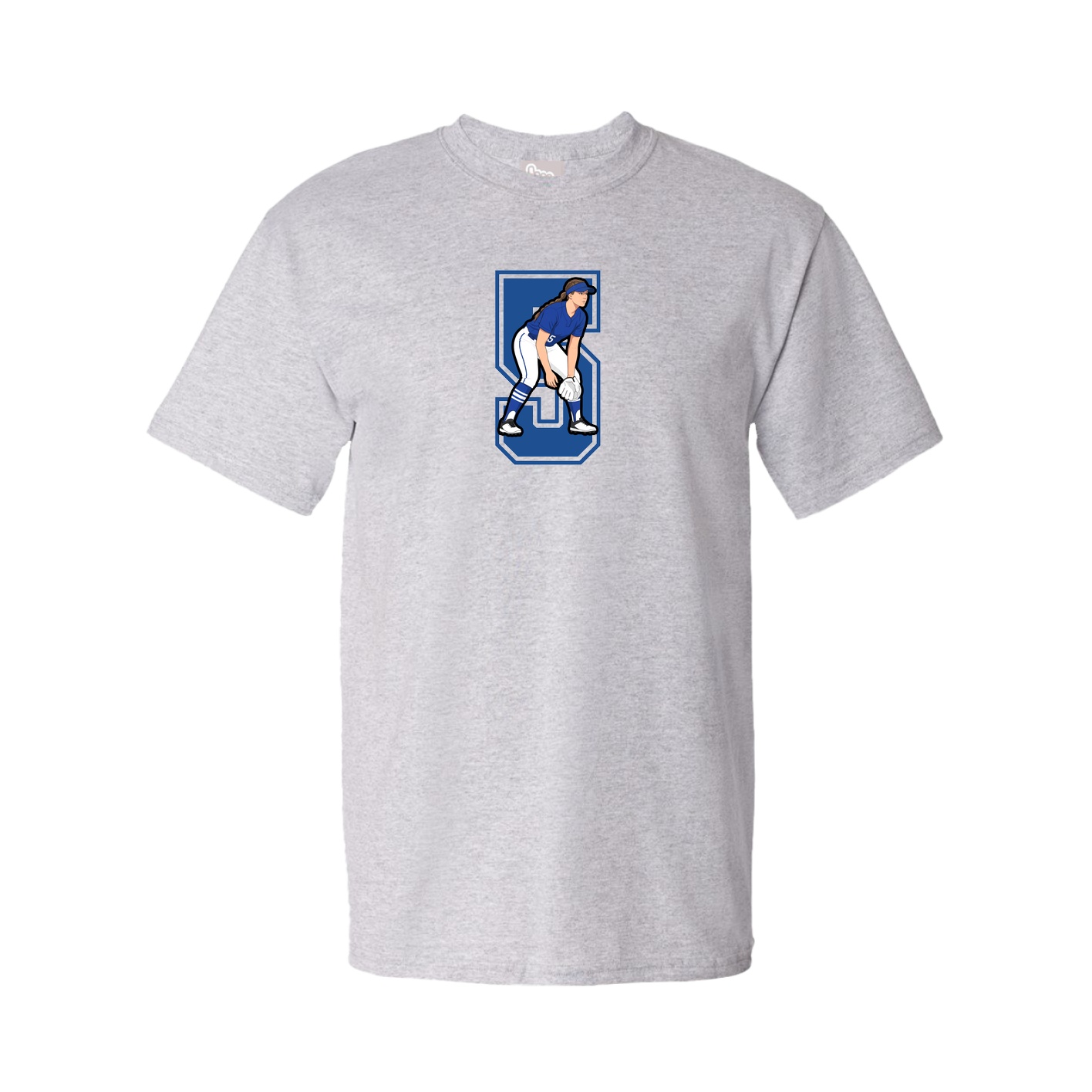 Youth Tee — Number in Grey