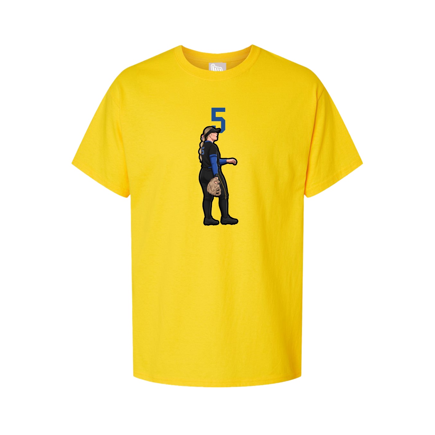 Tee — Number Top in Gold