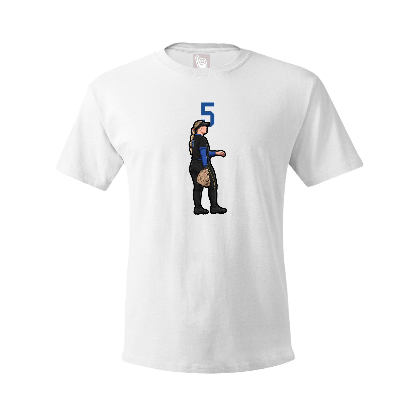 Tee — Number Top in White
