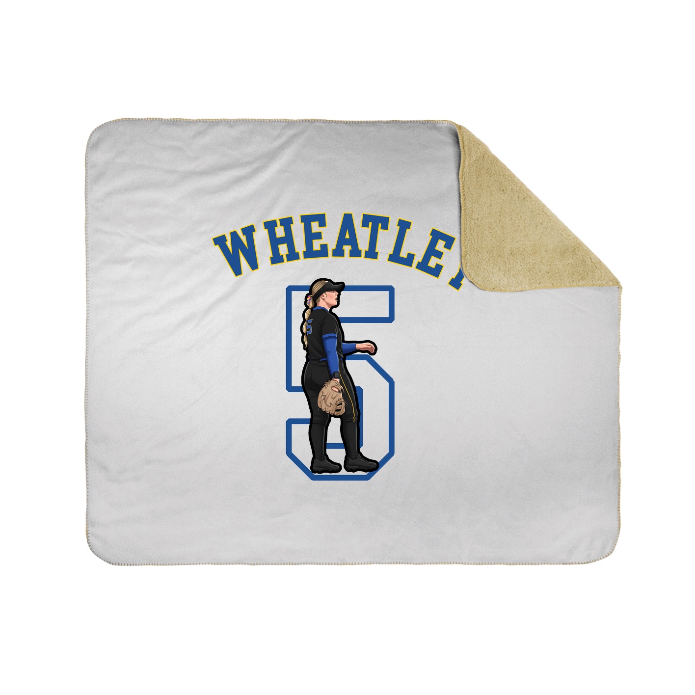 Throw Blanket — Shirsey Arch in White