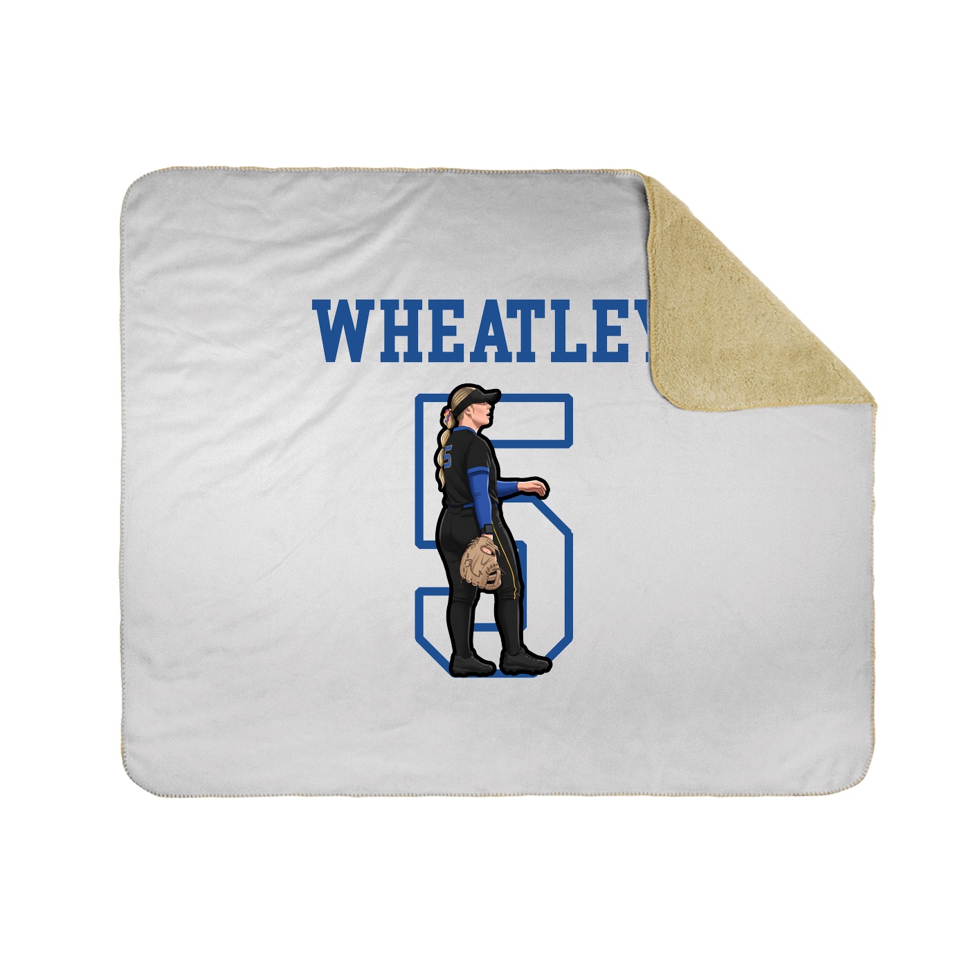 50x60 Sherpa Lined Throw Blanket