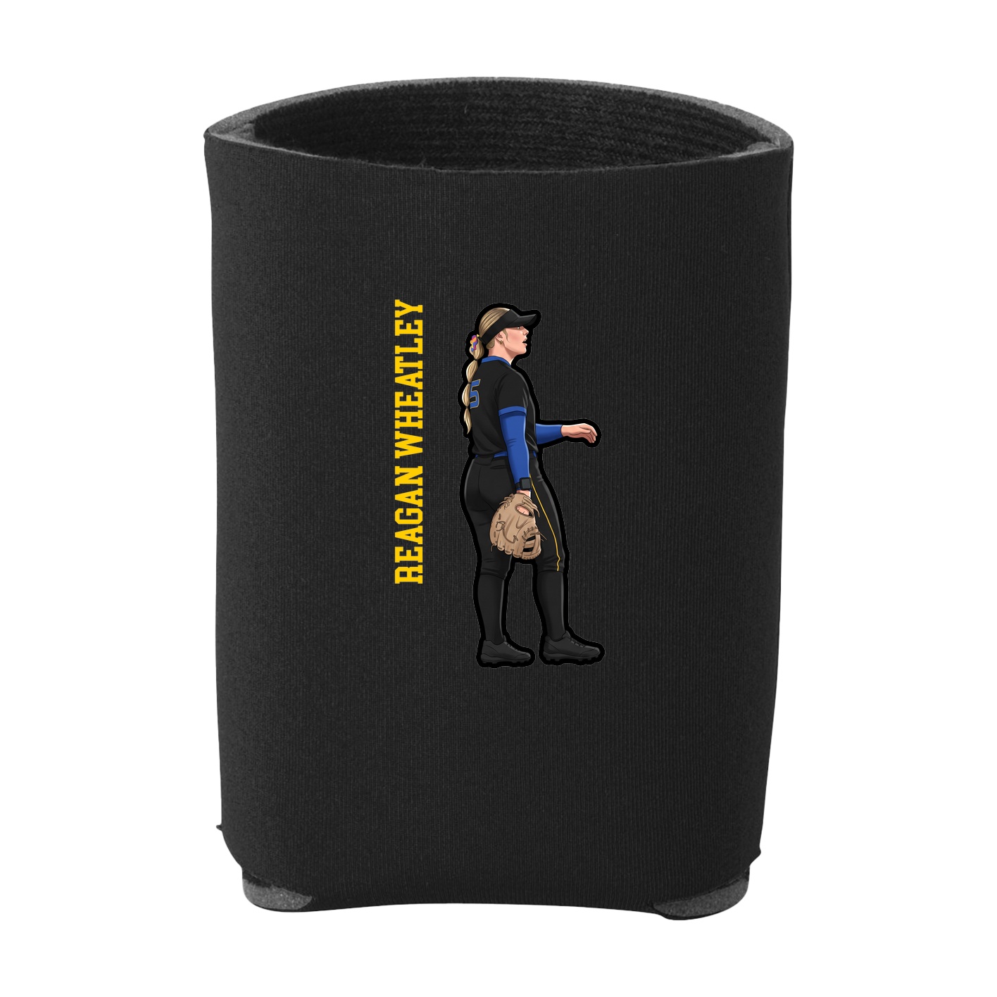 Can Holder — Name Vertical in Black