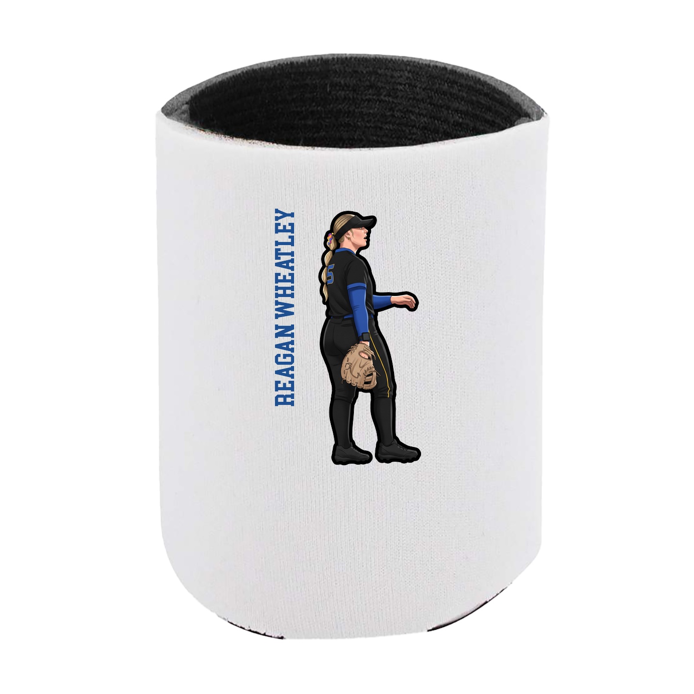 Can Holder — Name Vertical in White