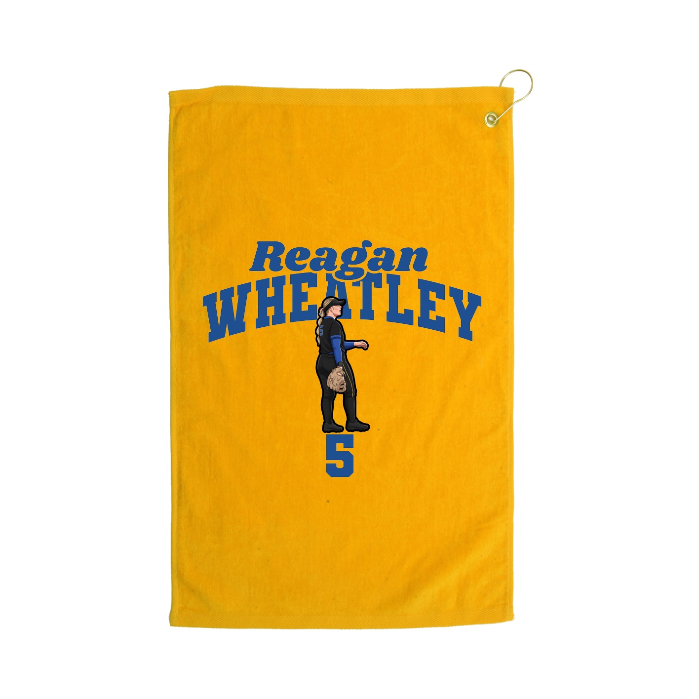 Golf Towel — Signature Arch in Gold