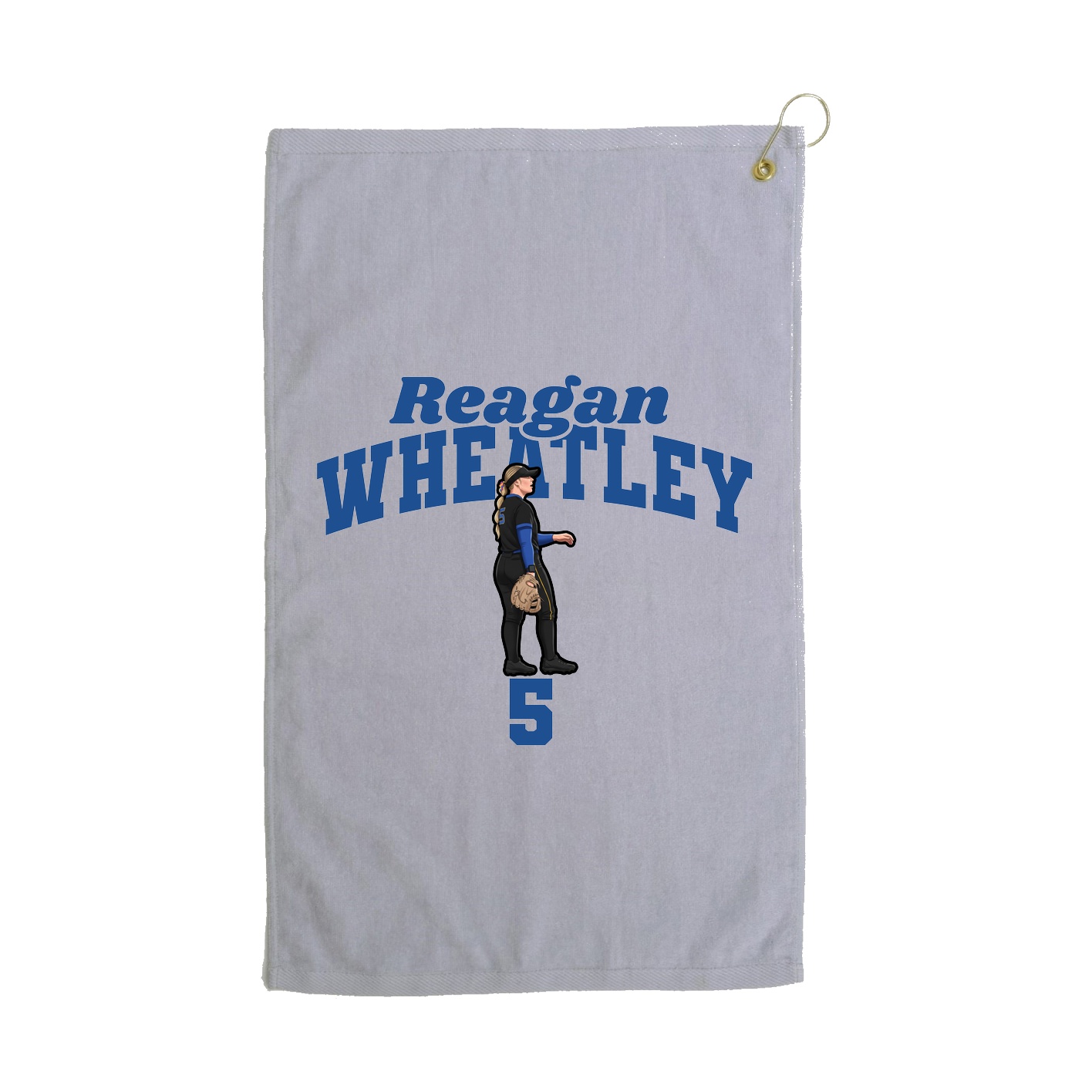Golf Towel — Signature Arch in Grey