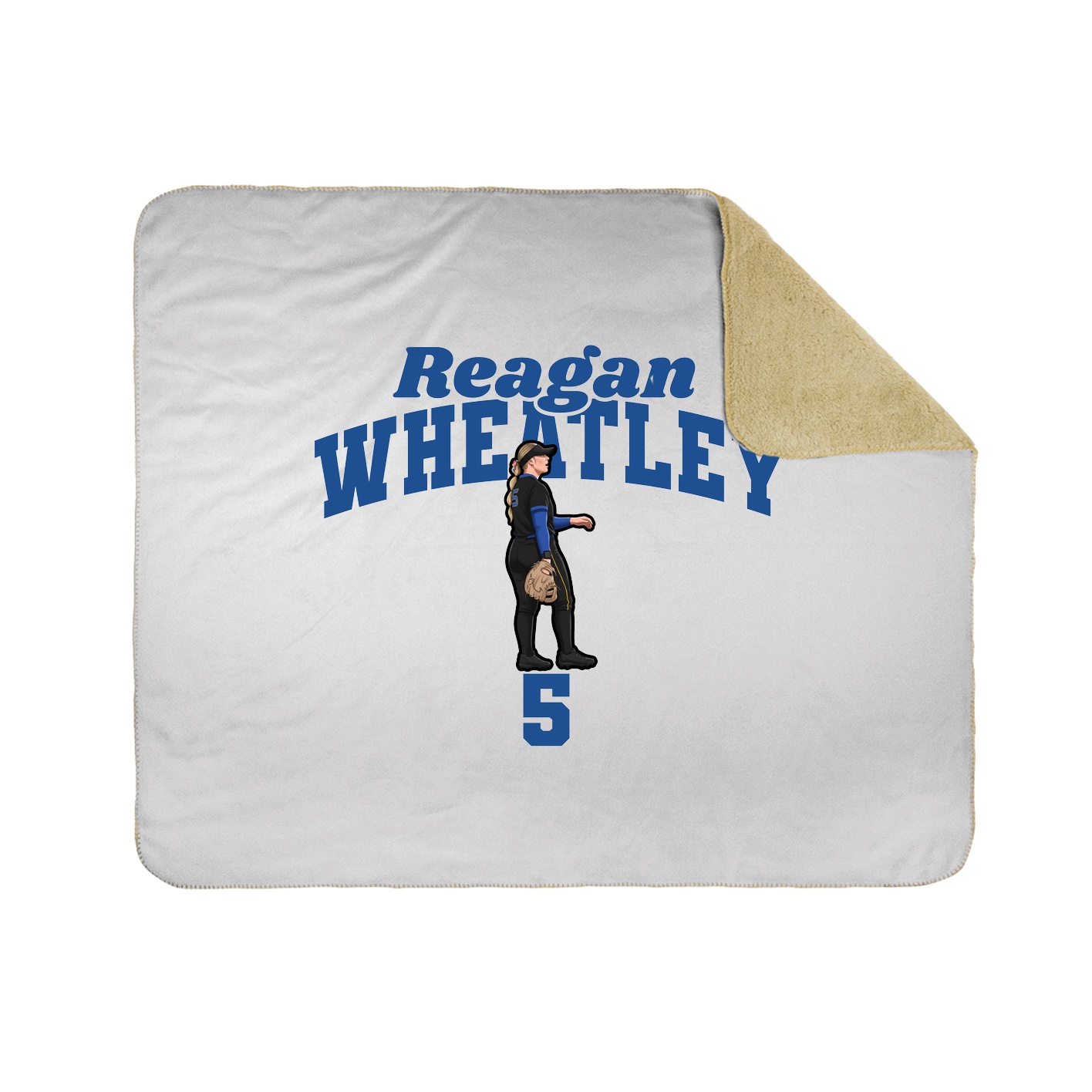 Throw Blanket — Signature Arch in White