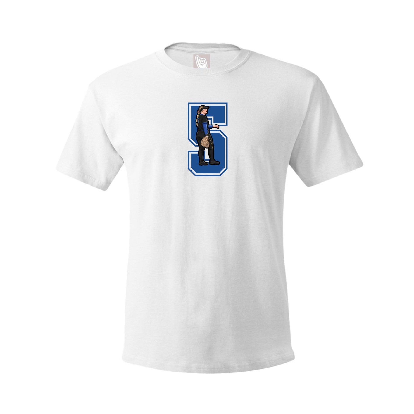 Tee — Number in White