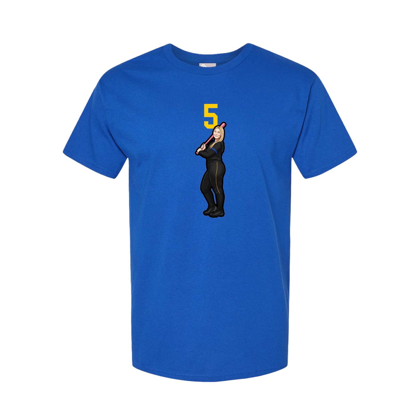 Tee — Number Top in Royal