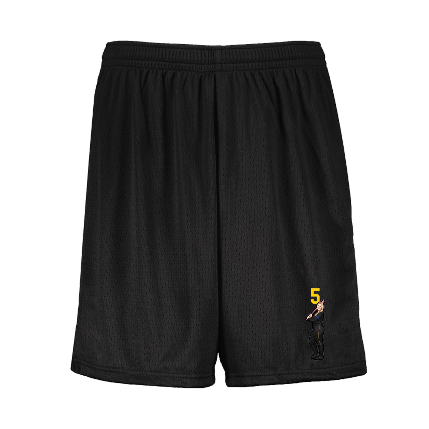 Shorts — Number Top in Black