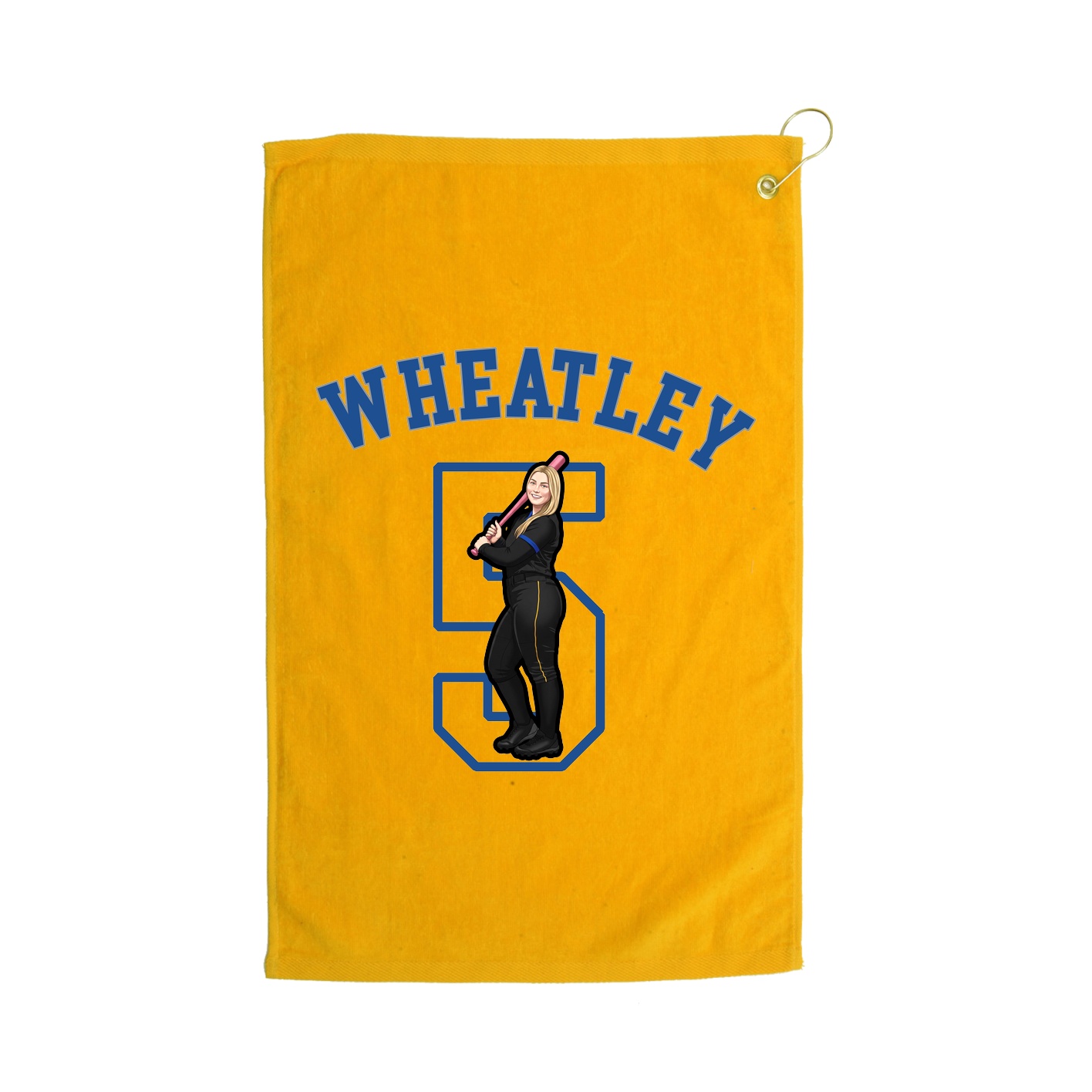 Golf Towel — Shirsey Arch in Gold