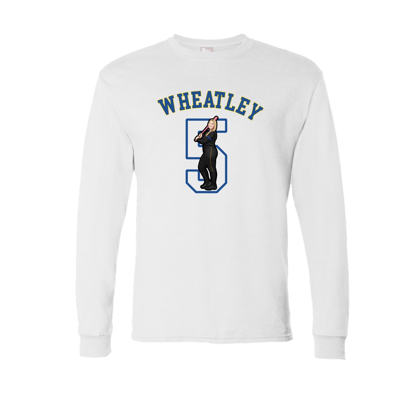 Long Sleeve Tee — Shirsey Arch in White