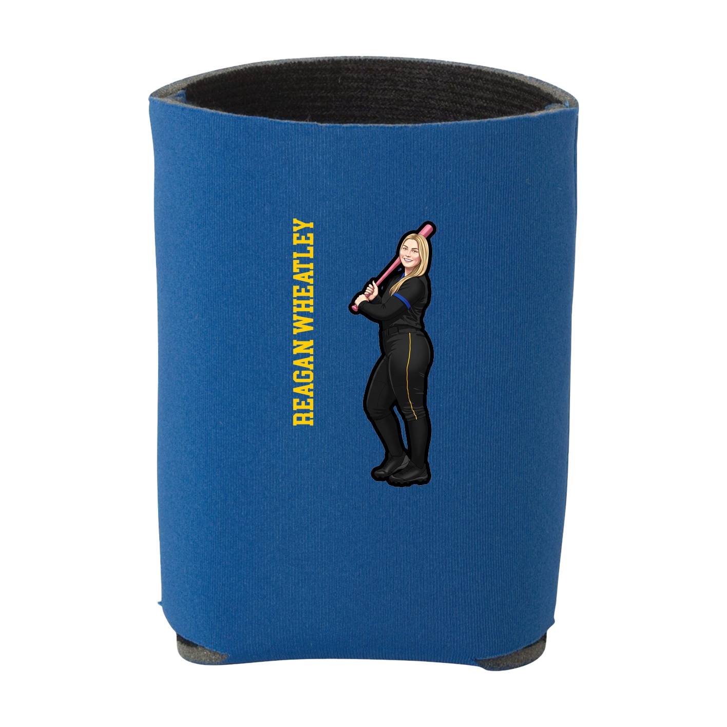 Can Holder — Name Vertical in Royal