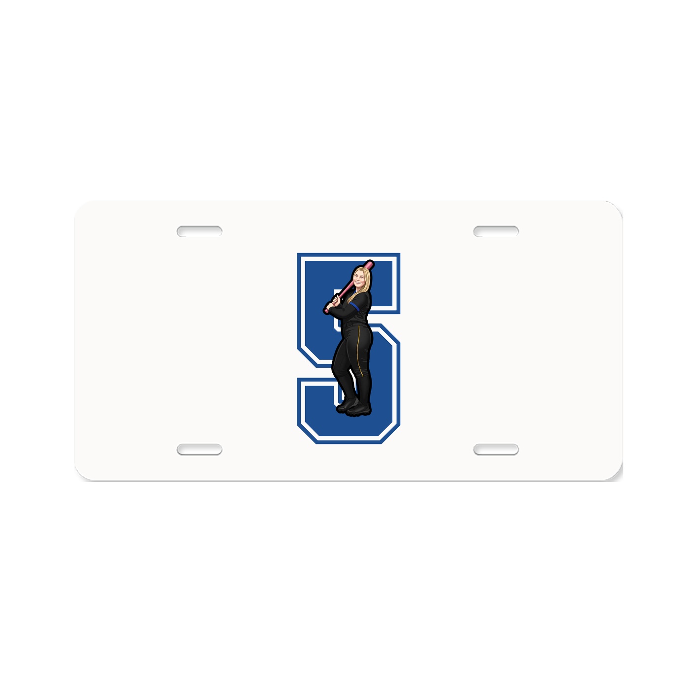 License Plate — Number in Classic