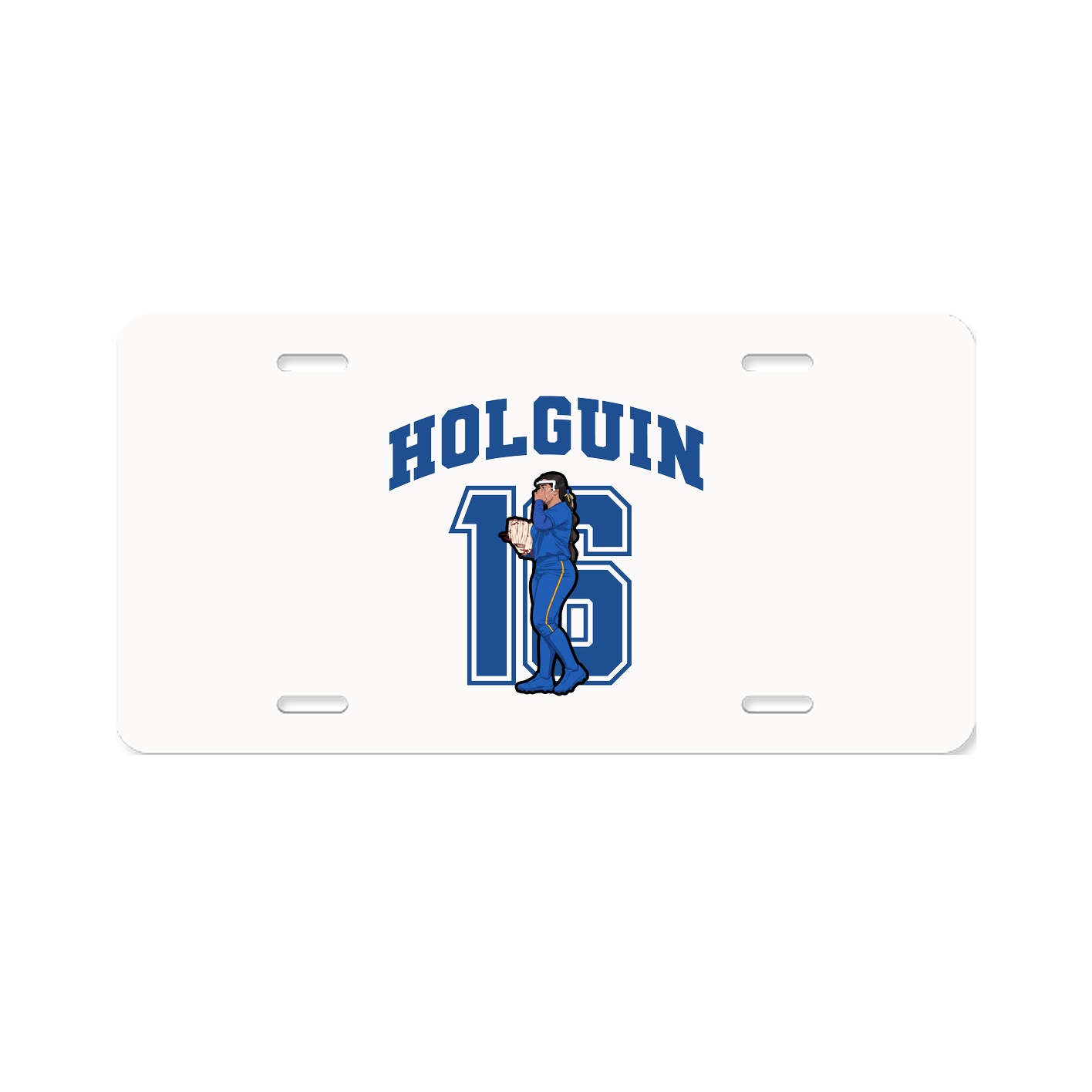 License Plate — Number in Classic