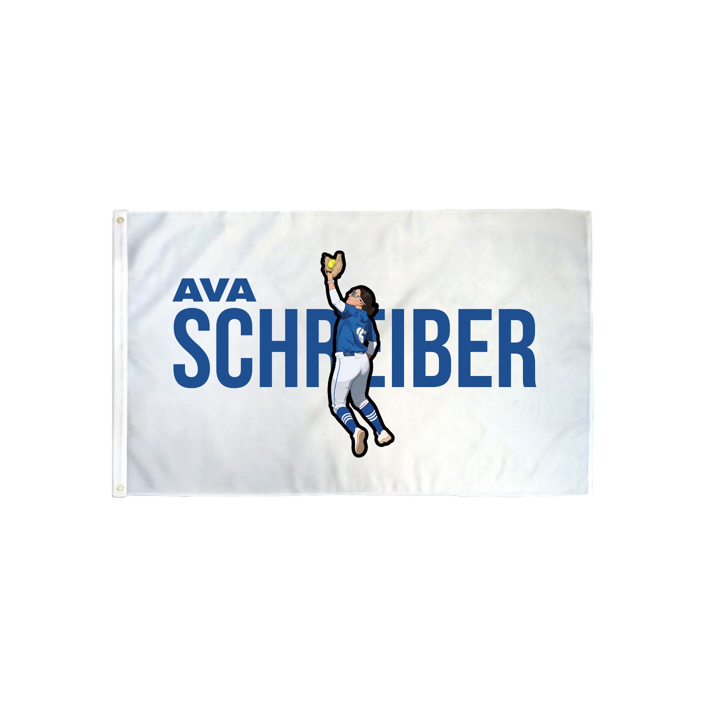 3x5 Flag — Player Name in Classic