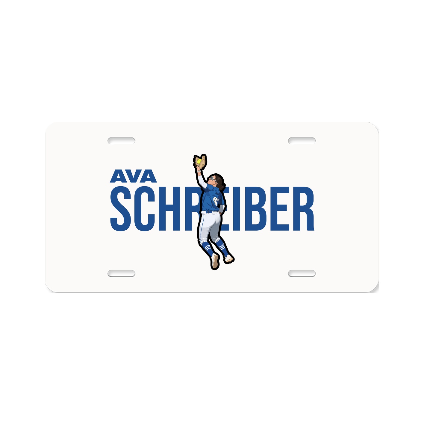 License Plate — Player Name in Classic