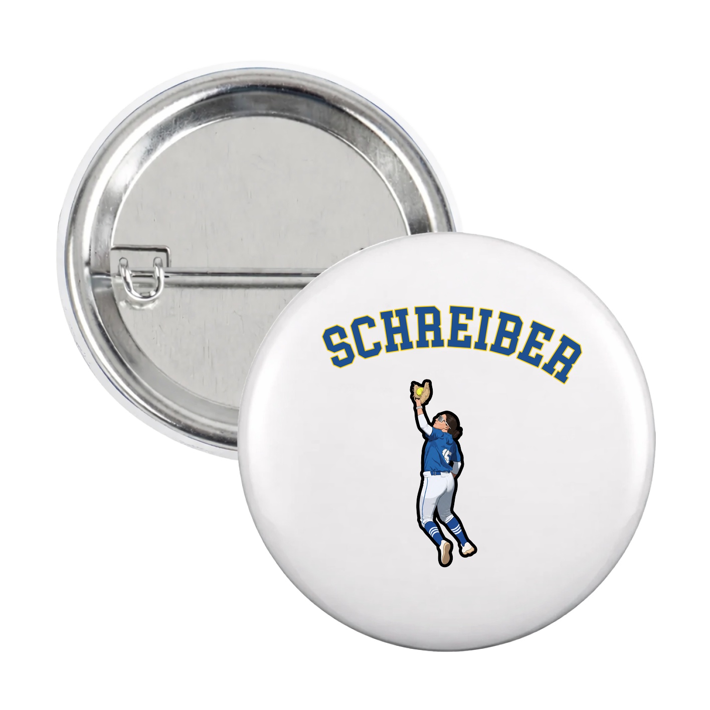 Game Day Button — Shirsey Arch in White