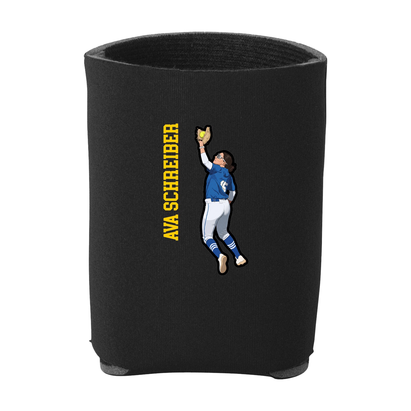 Can Holder — Name Vertical in Black