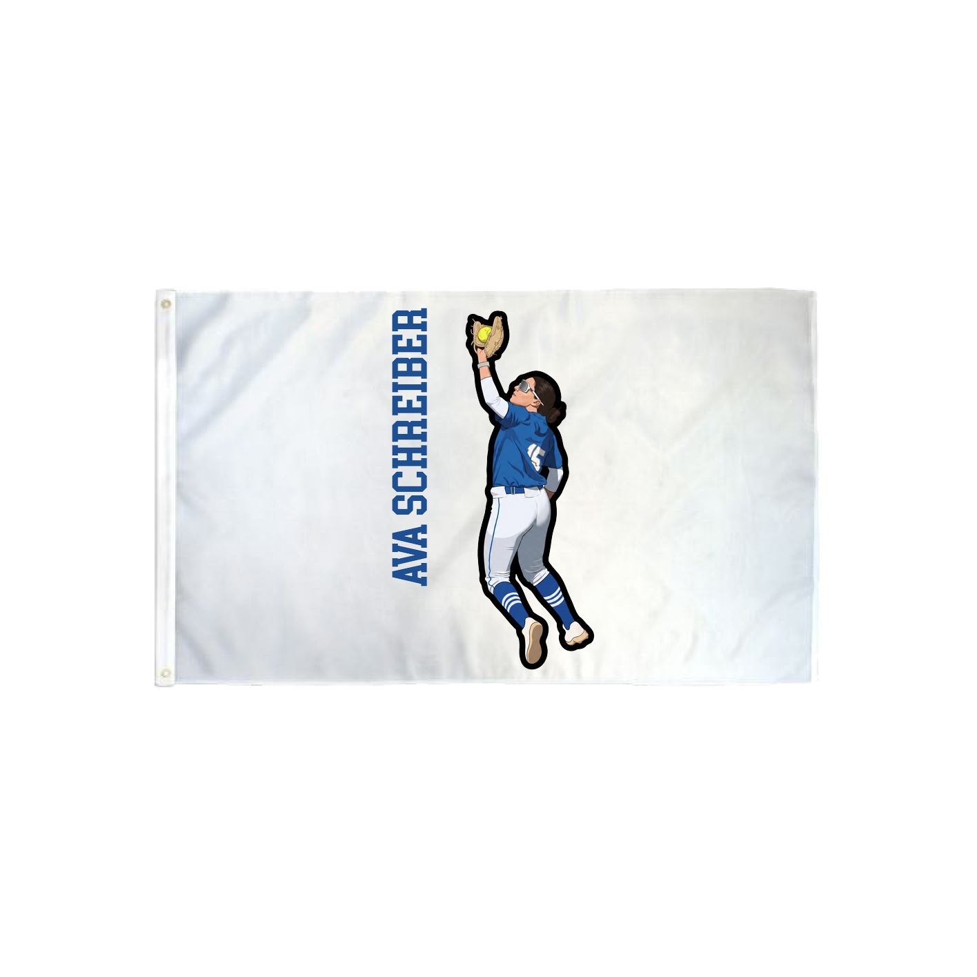 3x5 Flag — Name Vertical in Classic