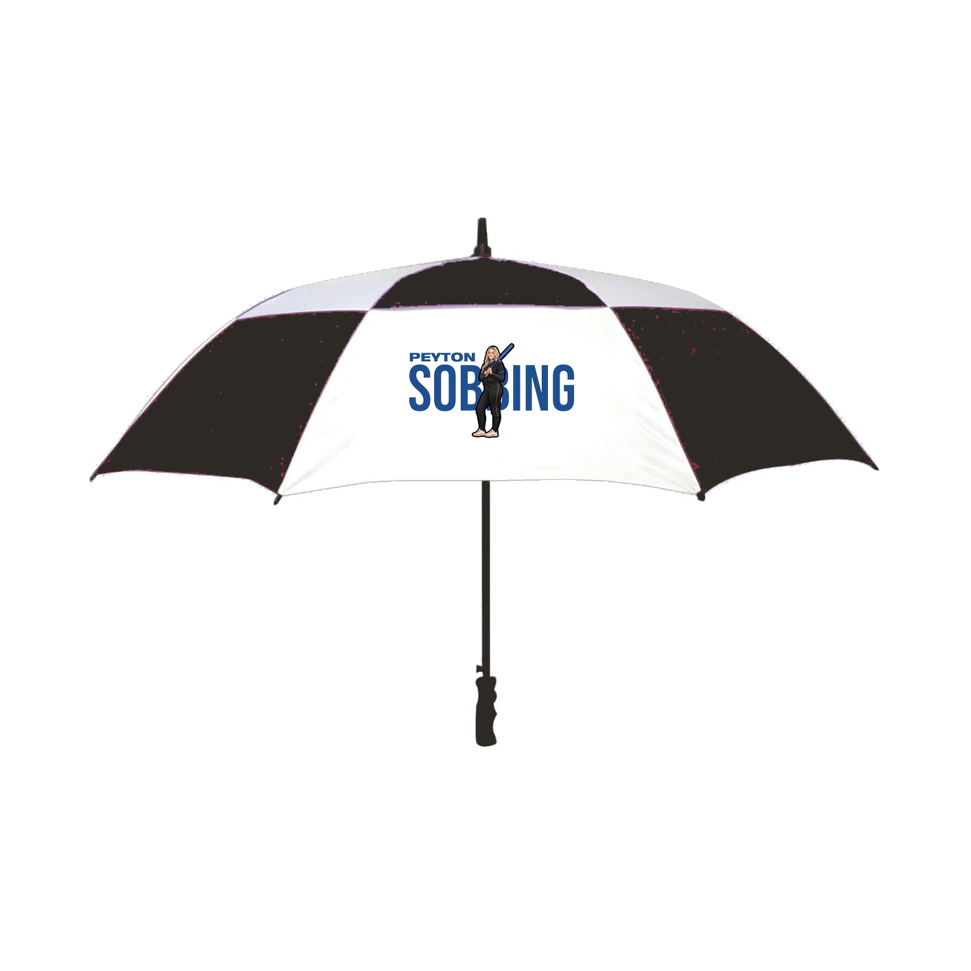 Golf Umbrella — Player Name in Black