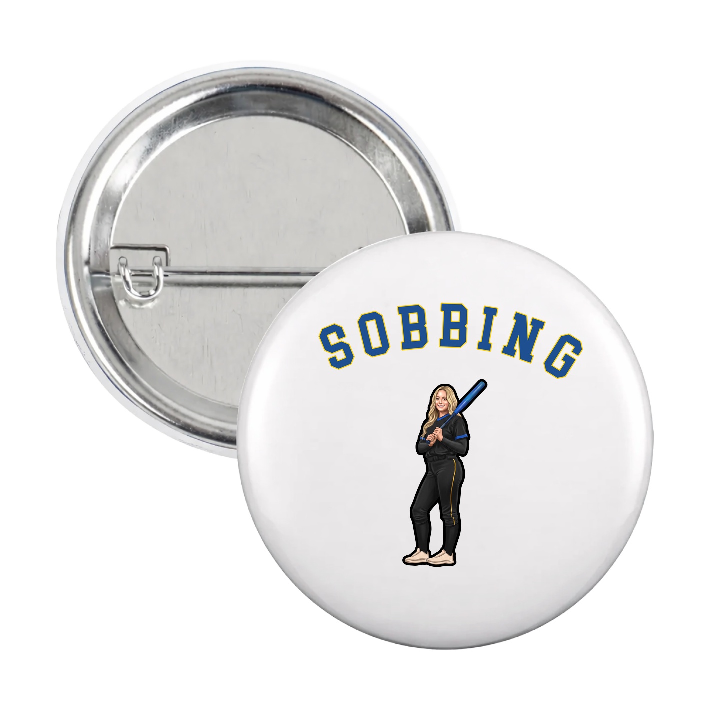 Game Day Button — Shirsey Arch in White